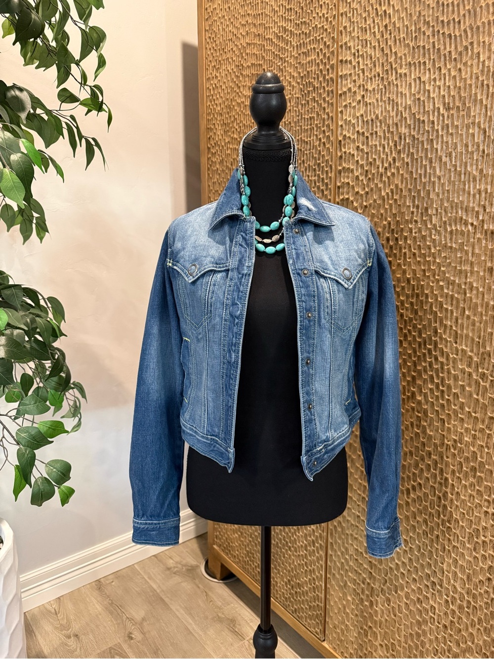 BCBGirls Blue Denim Jean Jacket Size 4